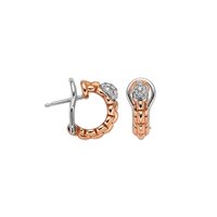 Orecchini Fope Donna Eka in Oro Diamante 0.19 Ct 73001OX_PB_R_XBX_000 - 73001OX_PB_R_XBX_000
